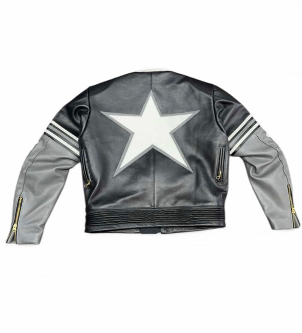 FLY GEENIUS X VANSON | STAR JACKET | CUSTOM BLACK / PEARL GRAY