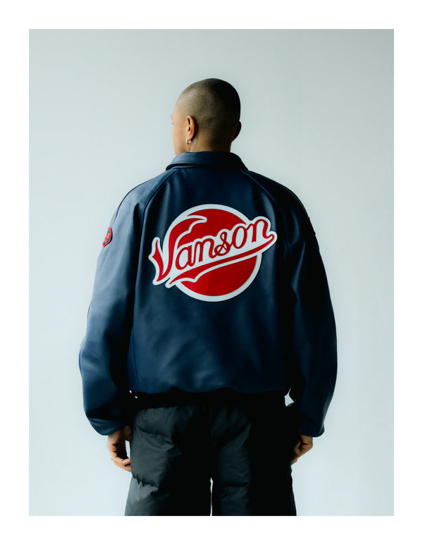 VANSON LEATHERS| UPTOWN BOMBER JACKET| 4-12 WEEKS PRODUCTION