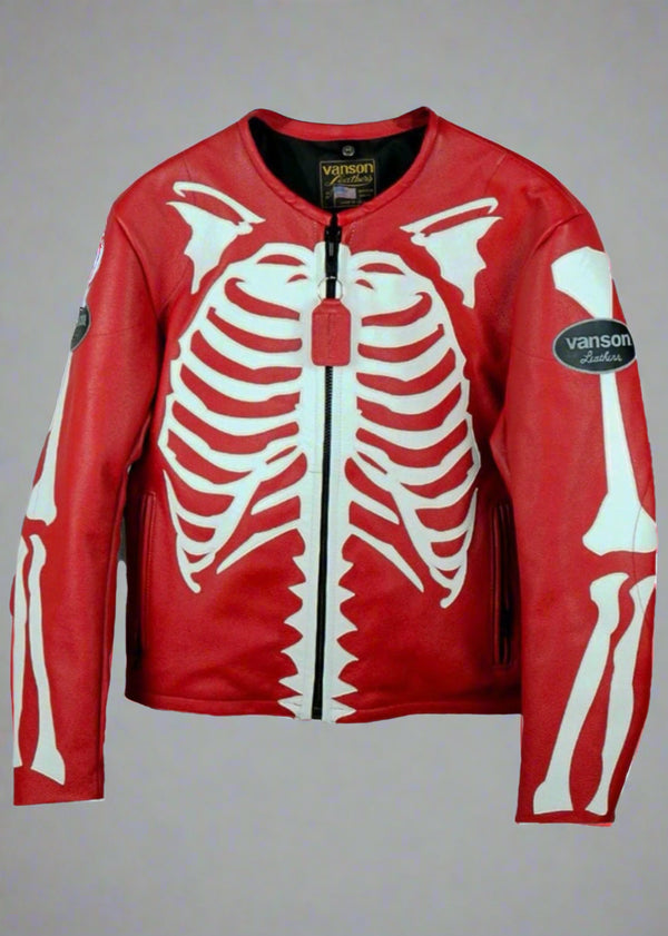FG X VANSON LEATHERS RED BONE JACKET|4-12 WEEKS PRODUCTION