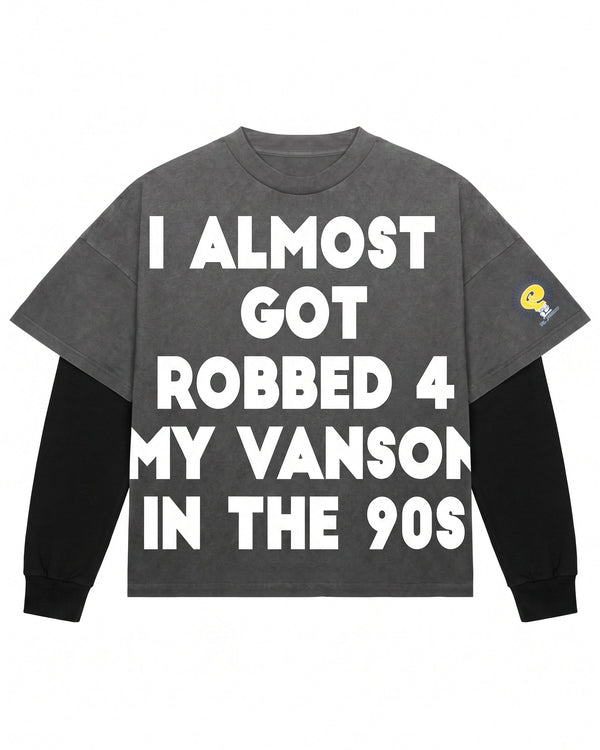 ALMOST GOT ROBBED DOUBLE SLEEVE