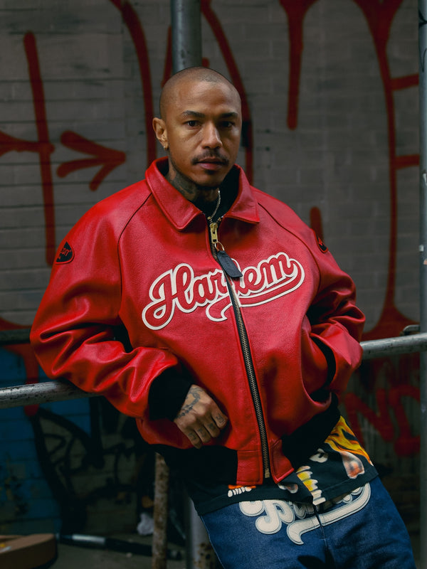 Fly Geenius × Vanson Bomber — Harlem [Red]