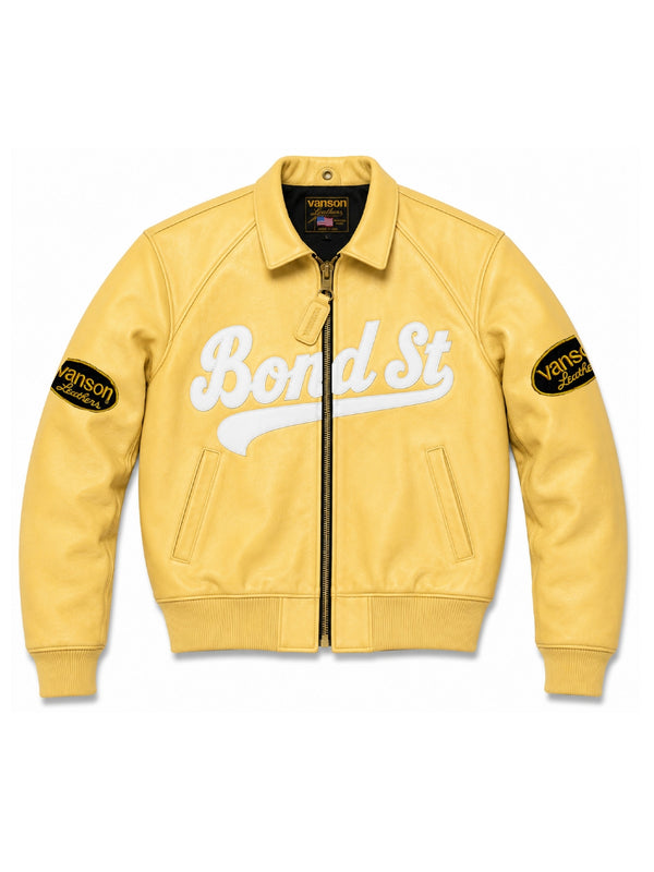 FLY GEENIUS X VANSON | Bond St. Bomber | Yellow