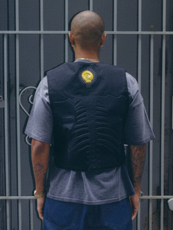 Fly Geenius × Vanson Skeleton Vest