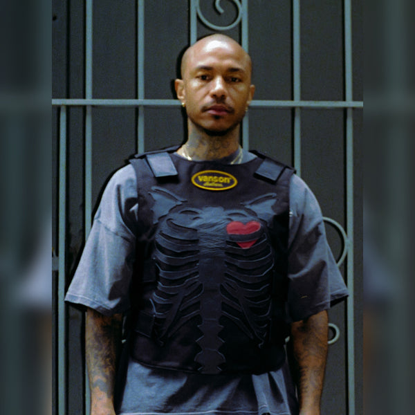 Fly Geenius × Vanson Skeleton Vest