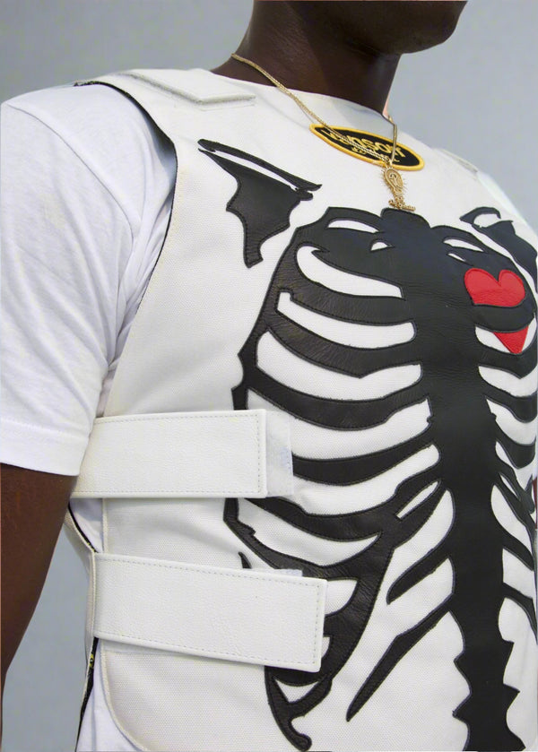 FLY GEENIUS x VANSON LEATHERS SKELETON VEST – BLACK | PRODUCTION: 4–12 WEEKS
