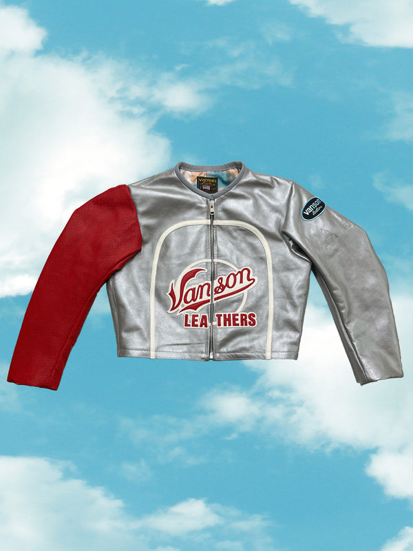 V WING UNISEX BART JACKET | ALEALI MAY COLLABORATION | STEEL